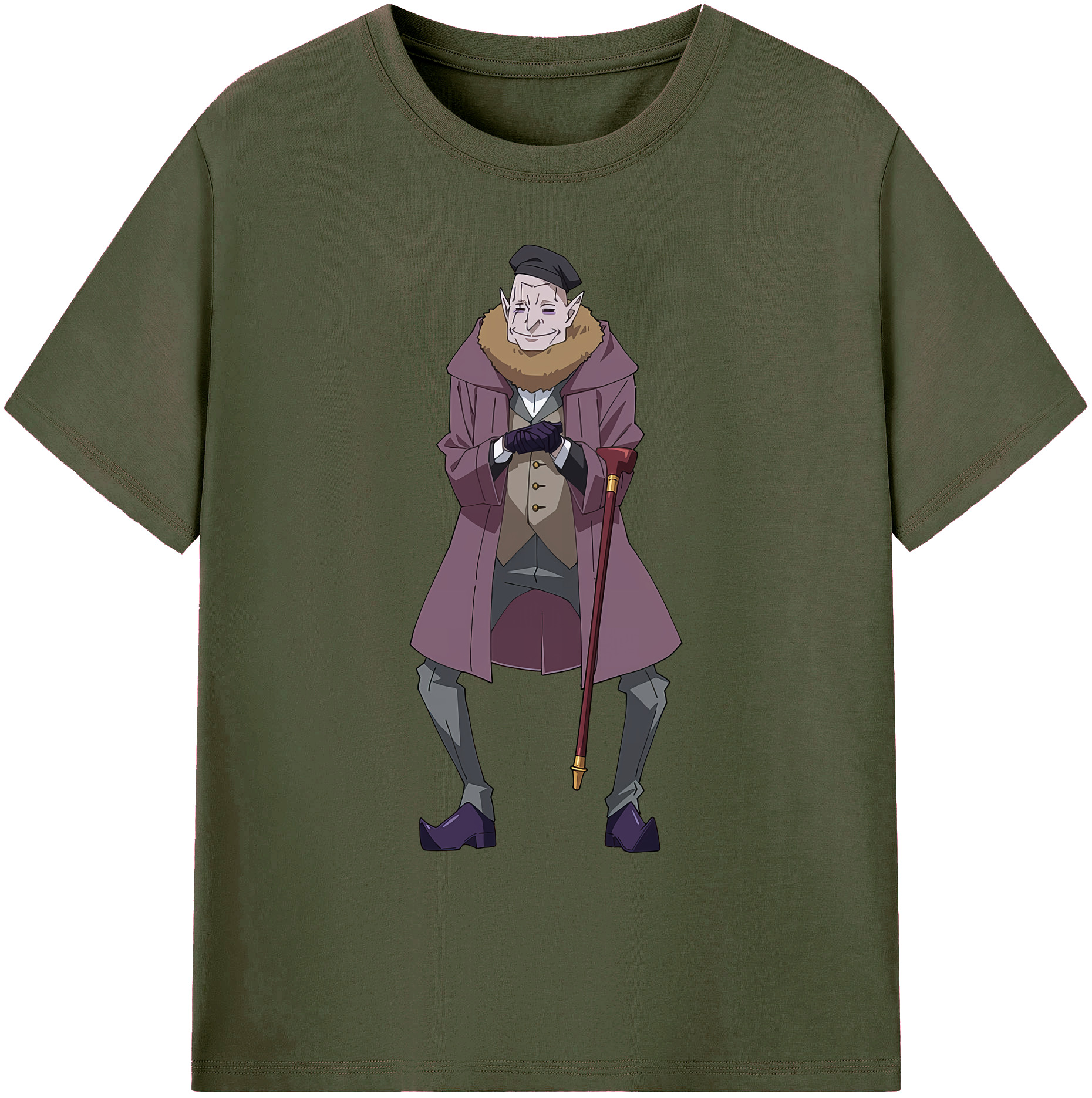 （画像用） 転スラ Regarding Reincarnated to Slime 綿100％ メンズ半袖Tシャツ｜肌触りやわらか＆通気性